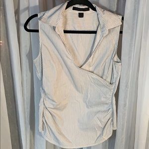 EXPRESS; Pin-Stripe Top